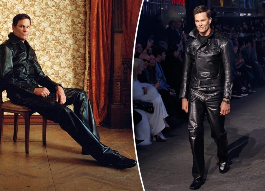 Tom Brady’s Leather-Pants Phase Has Officially Arrived