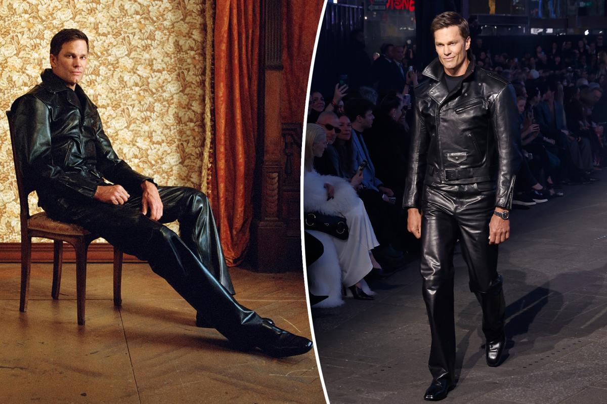 Tom Brady’s Leather-Pants Phase Has Officially Arrived