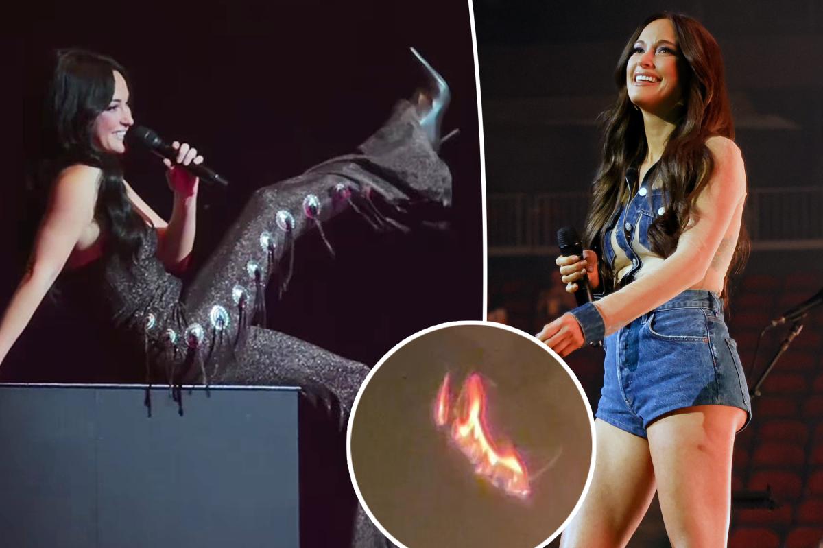 Kacey Musgraves Kept Singing as the Stage Caught Fire