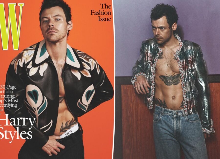 Harry Styles Trades His Shirt for Chanel in W Magazine