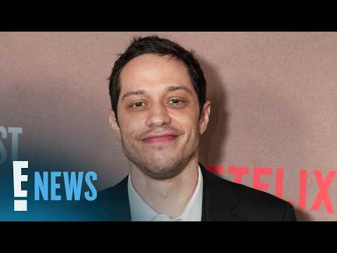 Pete Davidson Debuts Blue Eyes and Long Dark Hair