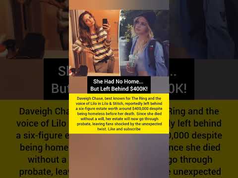 Daveigh Chase Estate Dispute Pits Mom Against Friend