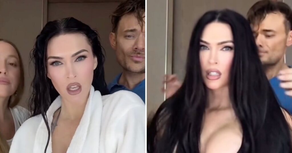 Megan Fox Shows Off Waist-Grazing Hair in Rare Clip