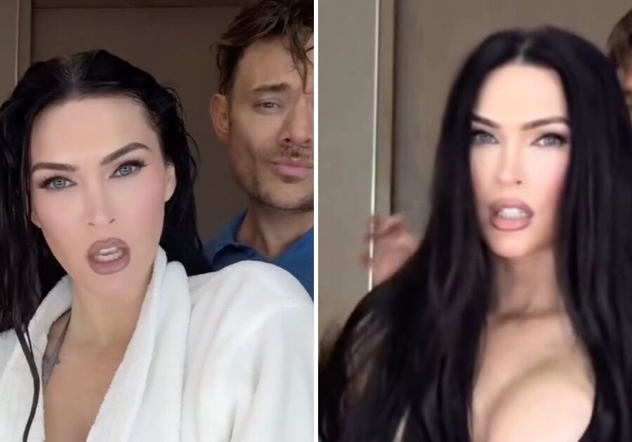 Megan Fox Shows Off Waist-Grazing Hair in Rare Clip