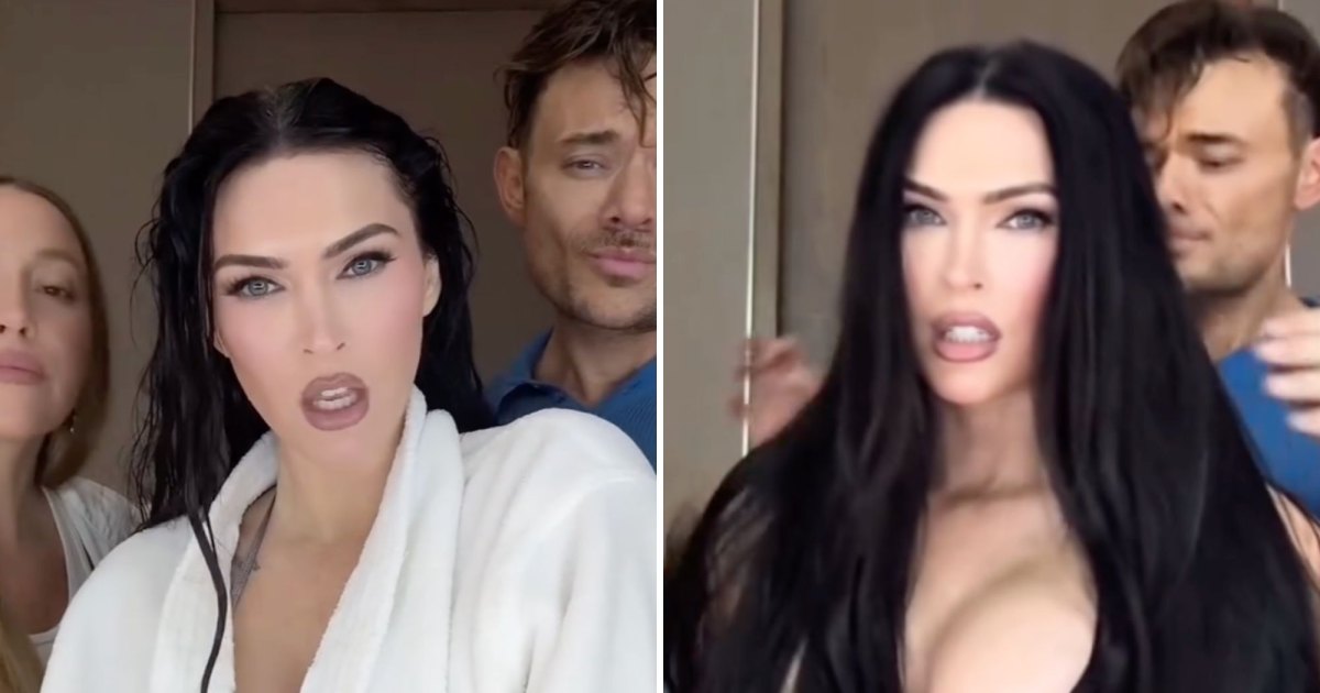 Megan Fox Shows Off Waist-Grazing Hair in Rare Clip