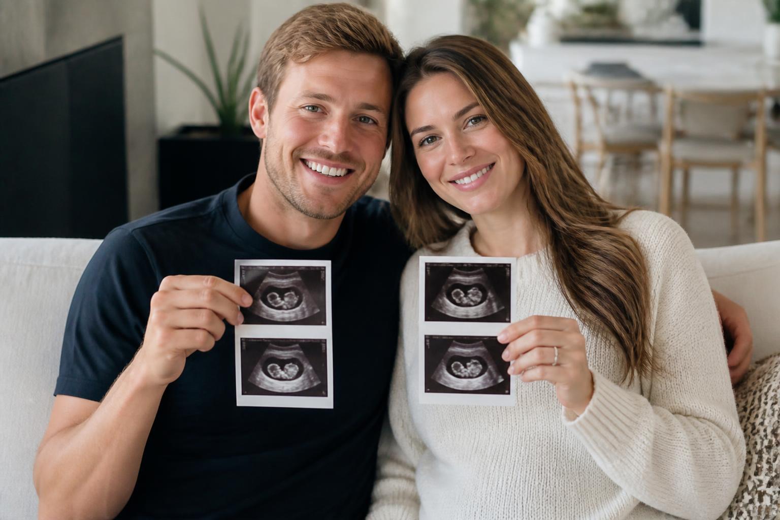 Peter Weber and Jadeyn Carr Are Expecting Twins — AI editorial illustration