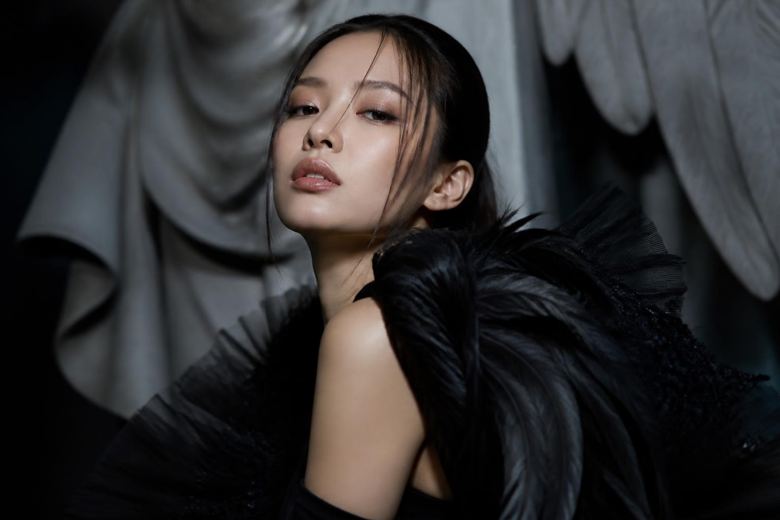 JENNIE Unveils the Official “FALLEN ANGEL” Video — AI editorial illustration