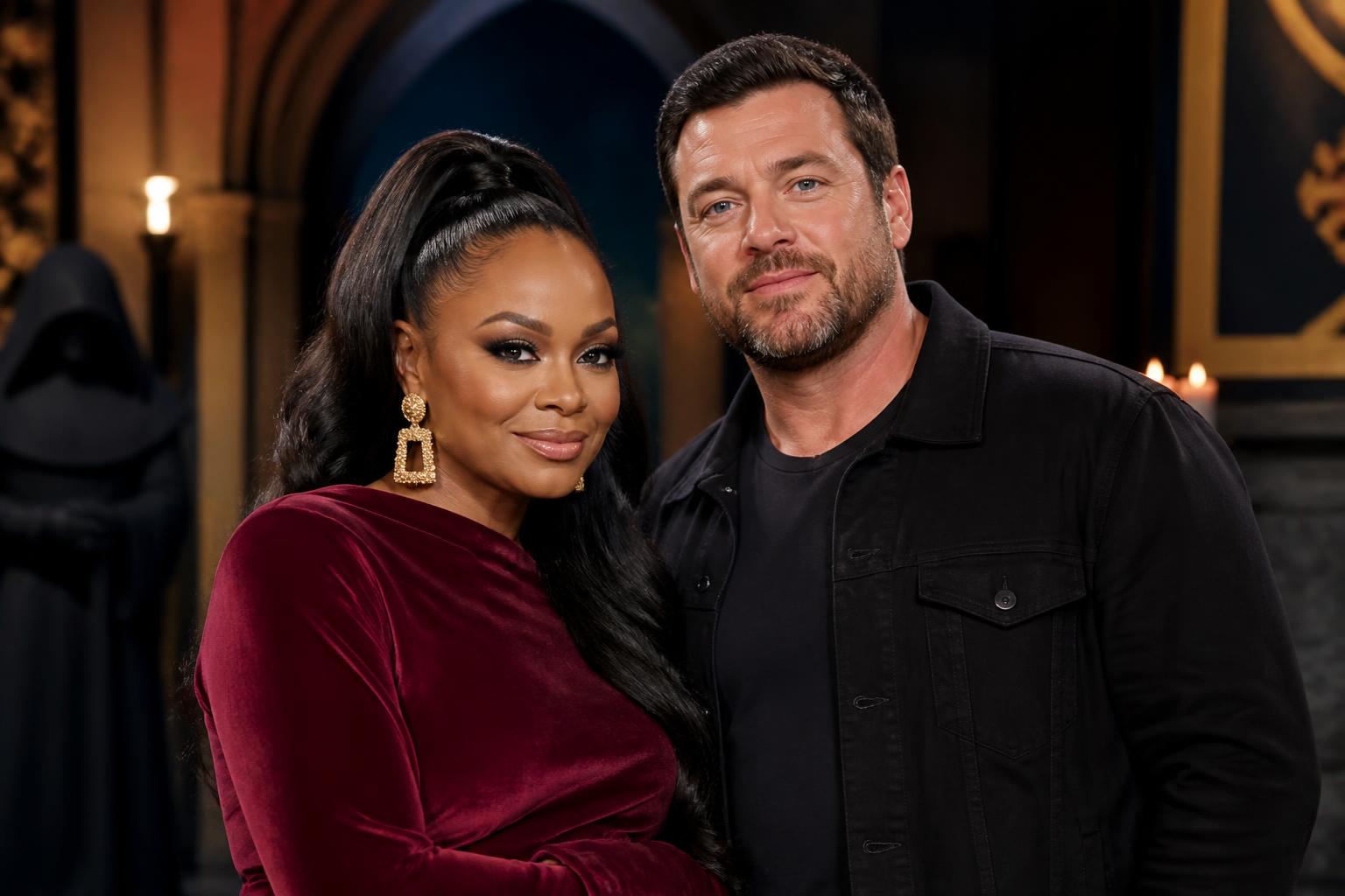 Phaedra Parks and CT Tamburello Confirm They’re Dating — AI editorial illustration