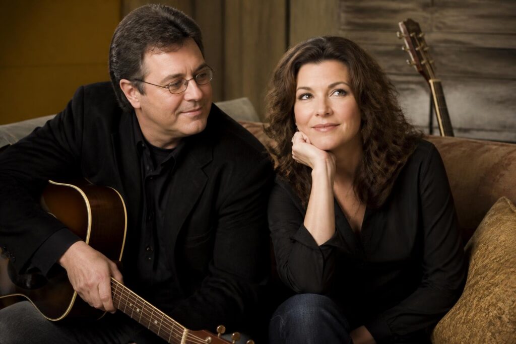 Amy Grant Says Vince Gill’s Kindness Changed Everything — AI editorial illustration