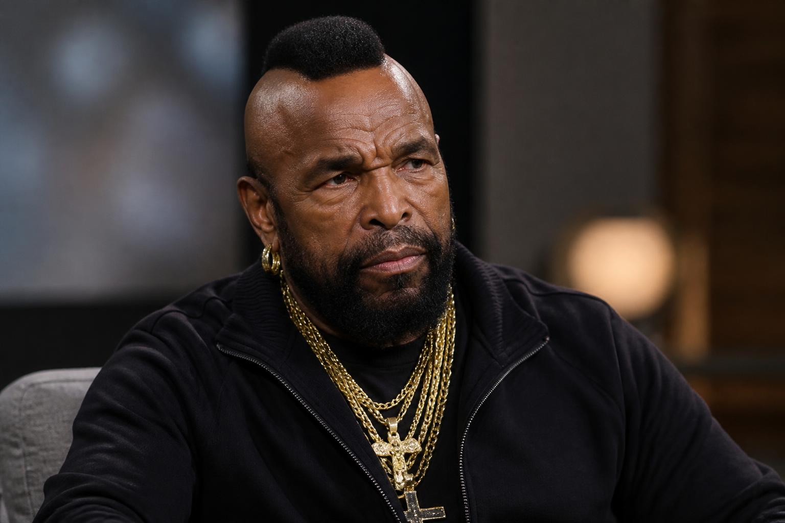 Mr. T Calls Netflix Life Documentary ‘Garbage’ — AI editorial illustration