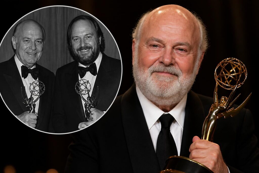 Rob Reiner’s ‘The Bear’ Emmy Breaks His Father’s Record — AI editorial illustration