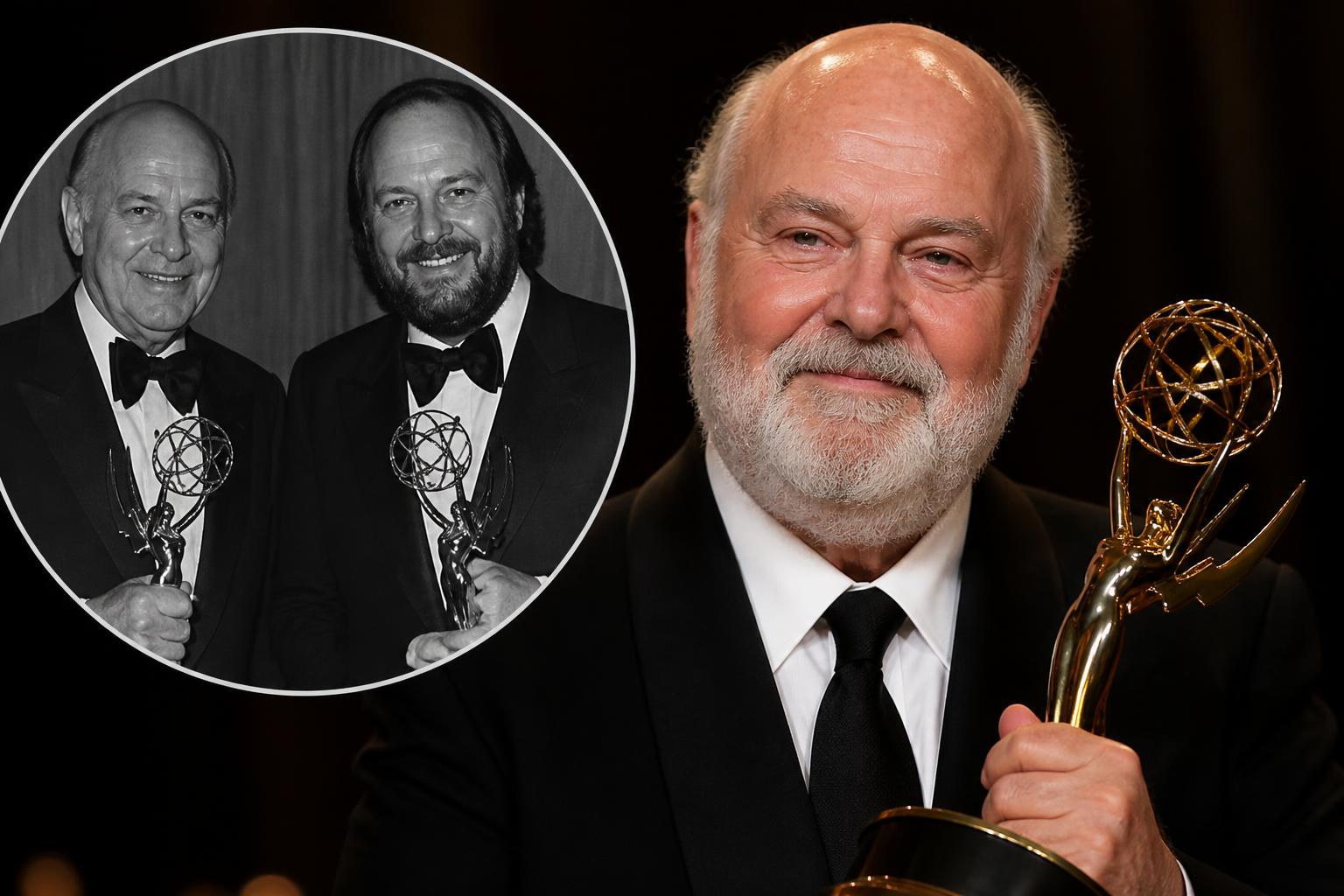 Rob Reiner’s ‘The Bear’ Emmy Breaks His Father’s Record — AI editorial illustration