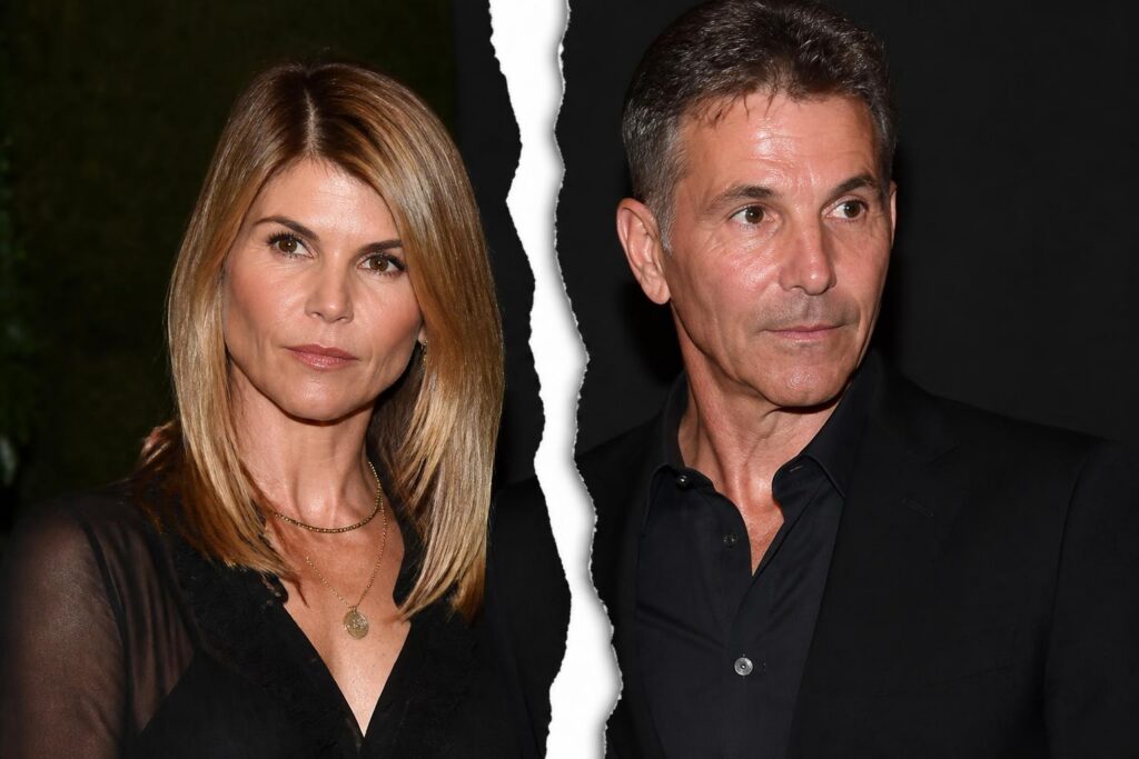 Lori Loughlin Files to Divorce Mossimo Giannulli — AI editorial illustration