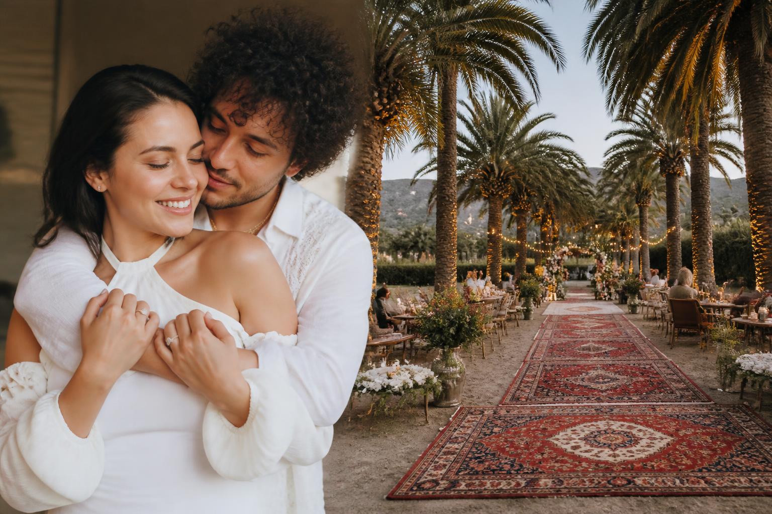 Benny Blanco Reveals Selena Gomez’s Unconventional Wedding Blueprint — AI editorial illustration