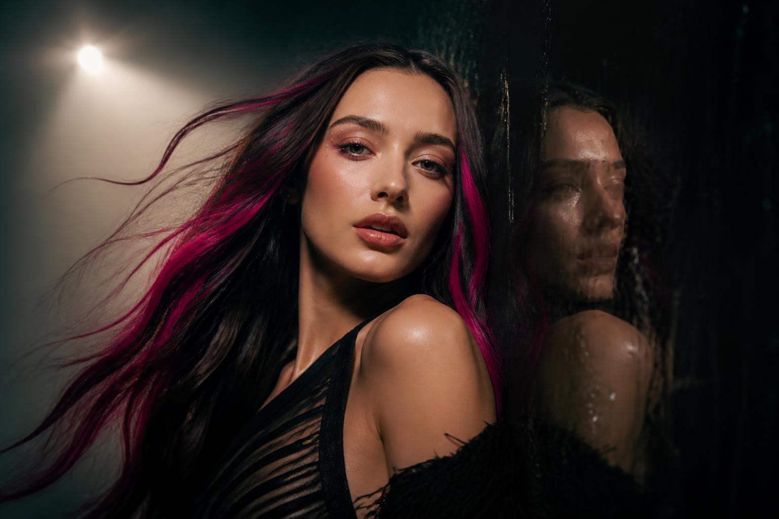 Watch Eden Golan’s New Music Video for Imperfections — AI editorial illustration