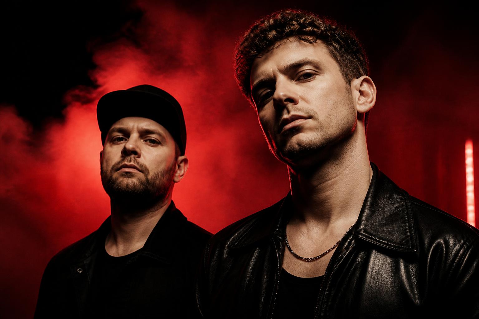 Watch Royal Blood’s New Music Video for Swallow The Bomb — AI editorial illustration