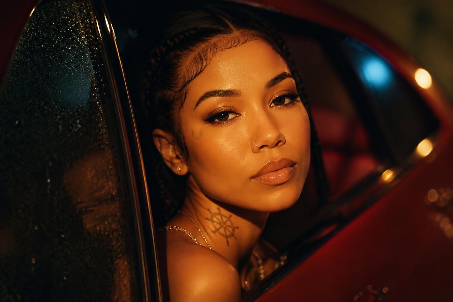 Watch Jhené Aiko’s New Music Video for Nothing Nice To Say — AI editorial illustration