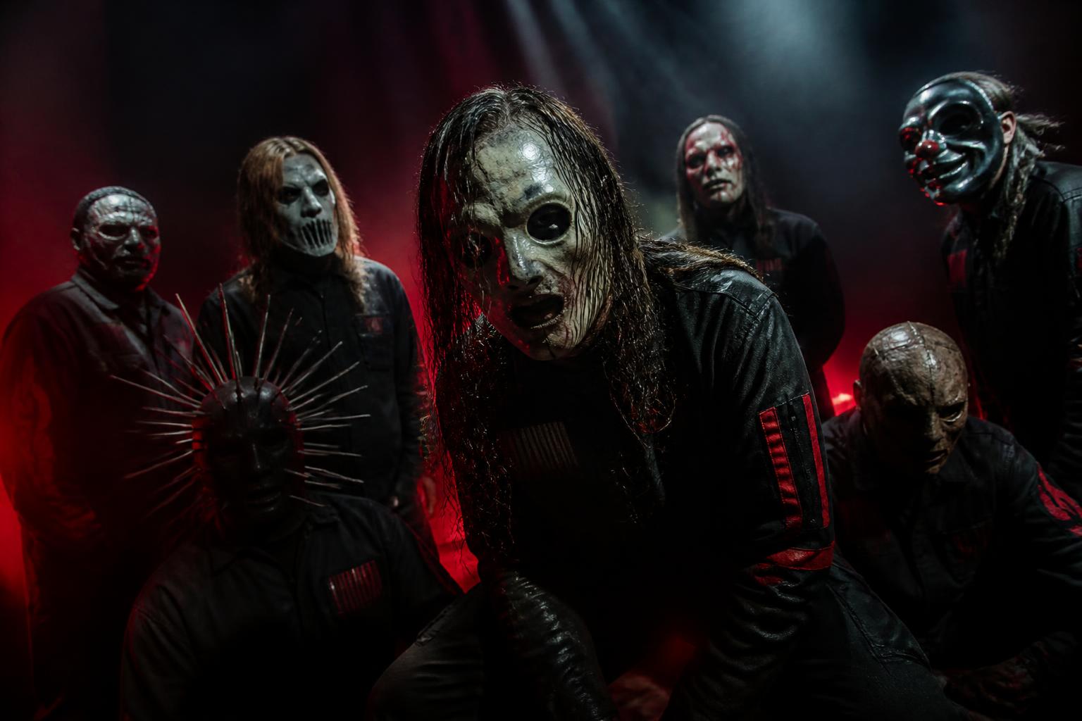 Watch Slipknot’s New Music Video for Arsenal — AI editorial illustration